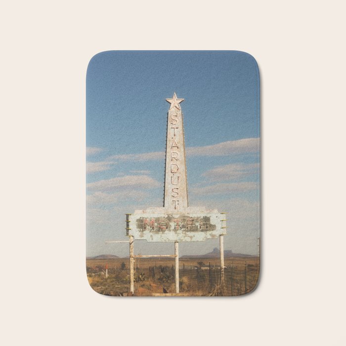 Stardust Motel - Marfa, Texas Bath Mat Gallery Image 1