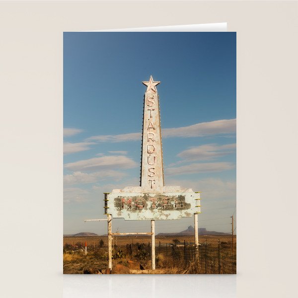 Stardust Motel - Marfa, Texas Stationery Card Gallery Image 2