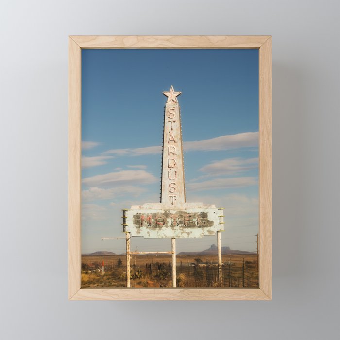 Stardust Motel - Marfa, Texas Mini Art Print Gallery Image 1