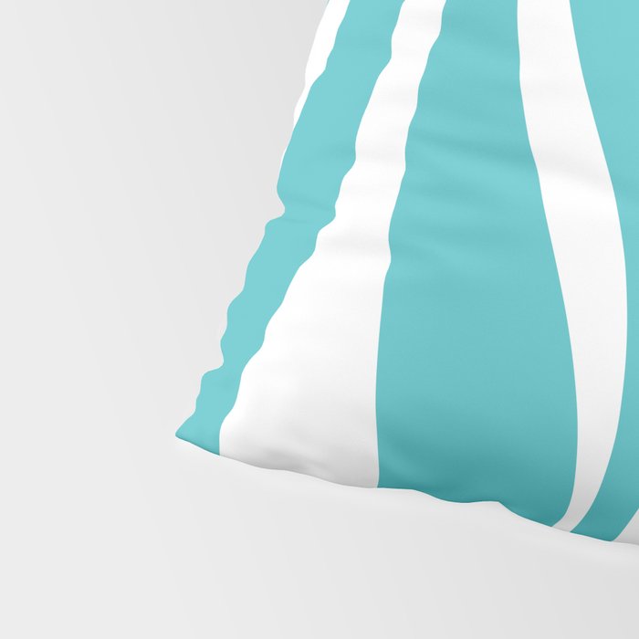 Mid Century Modern Abstract Lounge Pattern in Turquoise Pillow Sham Gallery Image 4