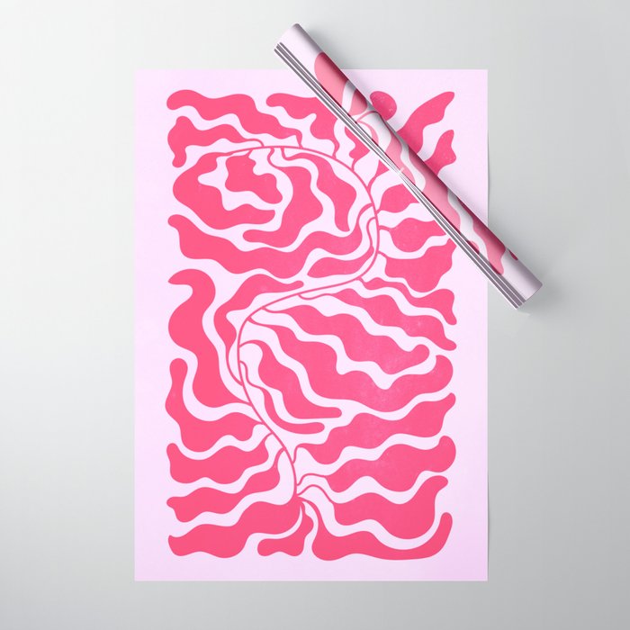 Wild Ferns: Wine Edition Wrapping Paper Gallery Image 1