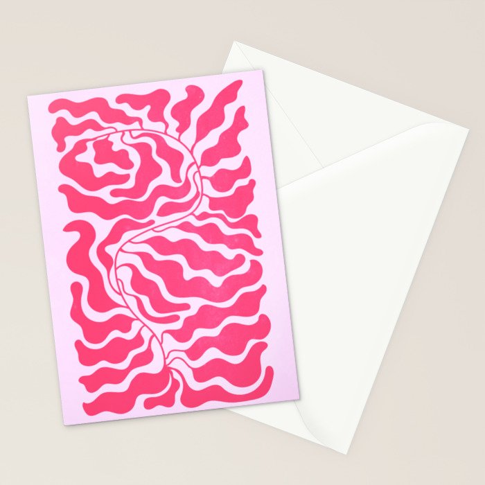Wild Ferns: Wine Edition Stationery Card Gallery Image 2