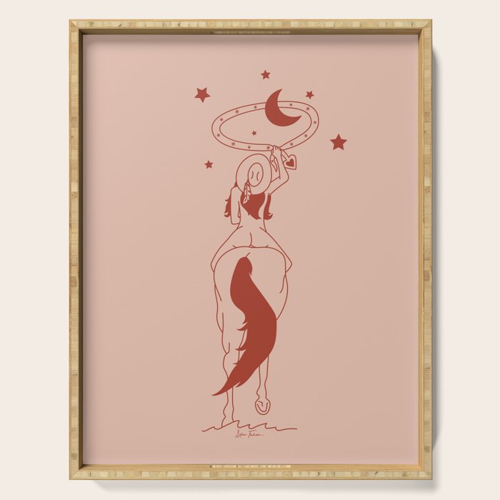Fanny Ropes the Moon Serving Tray Gallery Image 1