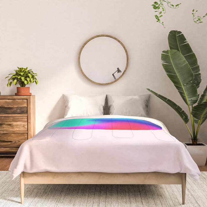 Pink And Purple Gradient Sphere Comforter Gallery Image 3