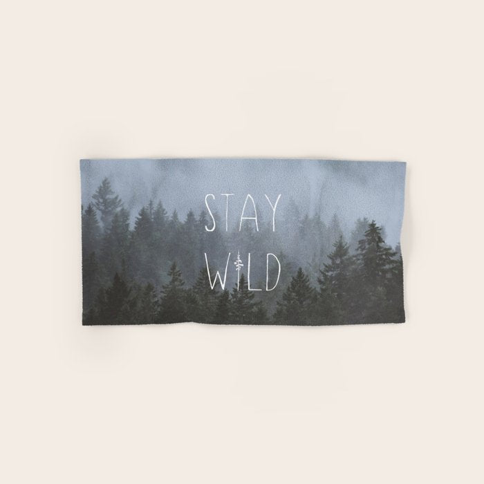Stay Wild - Forest Adventure Bath Towel Gallery Image 1