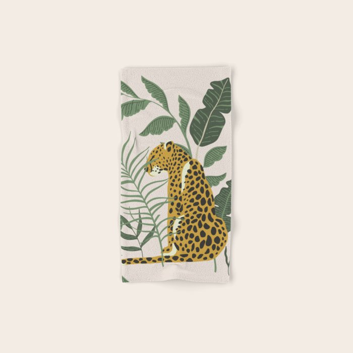 Kahlo Cheetah Prints Bath Towel Gallery Image 1