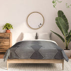 mudcloth diamonds - onyx Comforter Gallery Image 3