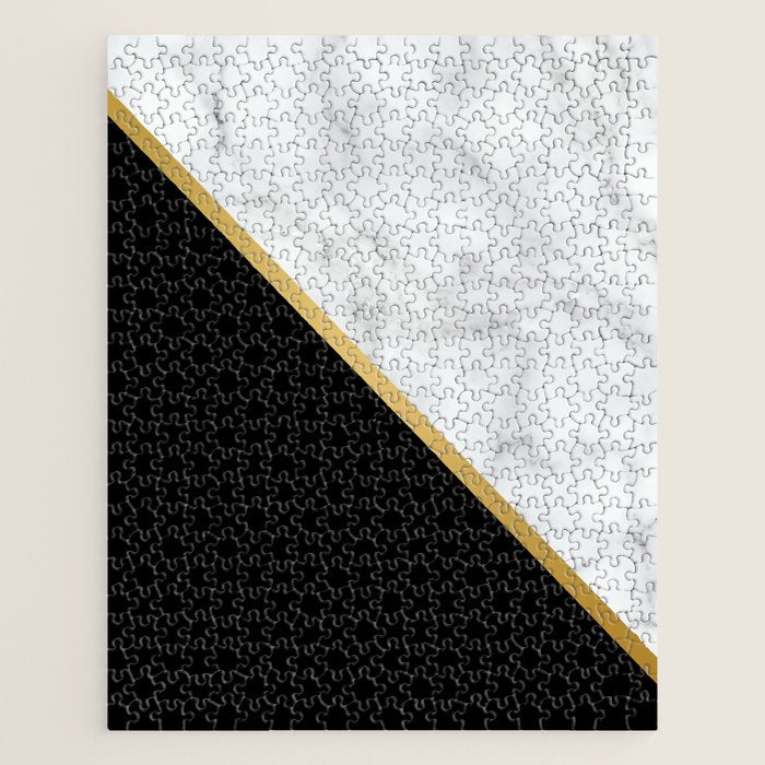 Marble, Stone, Color Block, Minimalist Art Jigsaw Puzzle Gallery Image 1