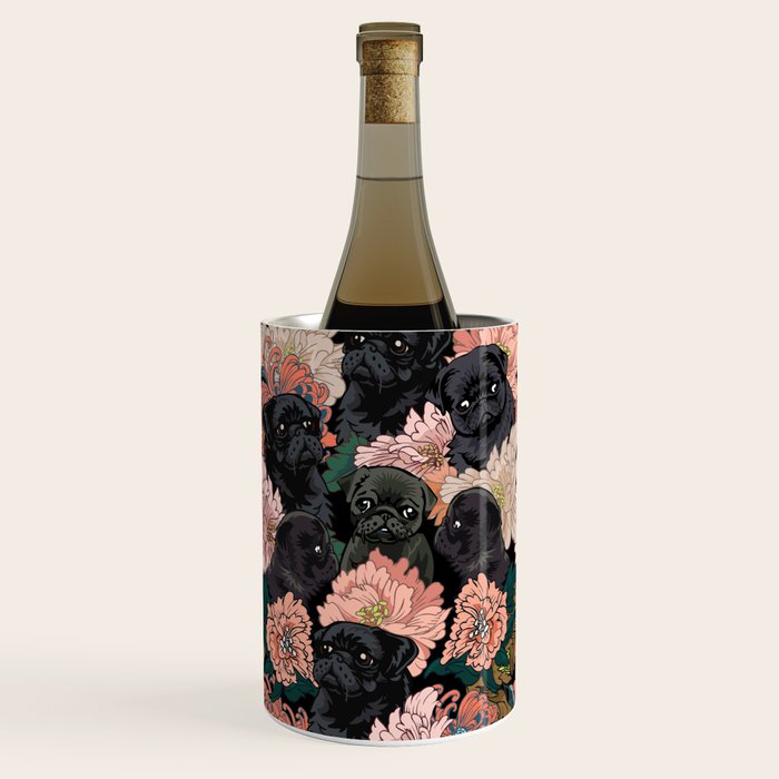Because Black Pug Wine Chiller Gallery Image 1