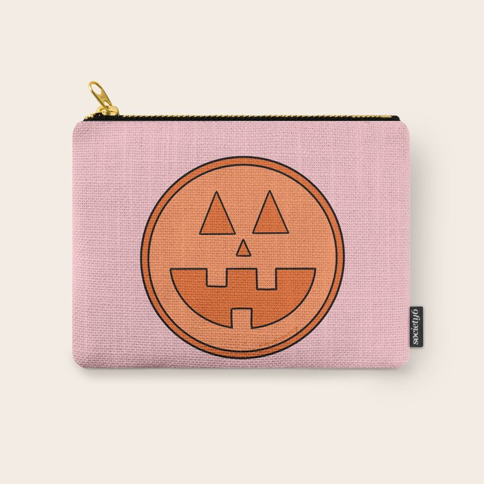 Smile Jack O Lantern Carry All Pouch Gallery Image 1