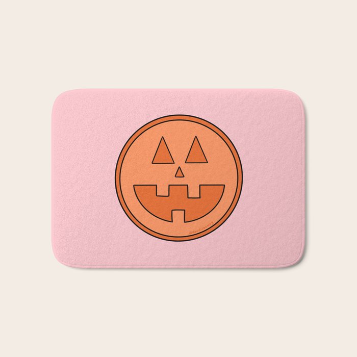 Smile Jack O Lantern Bath Mat Gallery Image 1