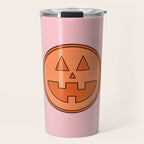 Smile Jack O Lantern Travel Mug Gallery Image 1