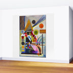 Wassily Kandinsky | Kandinsky Swinging | Swinging Wall Mural Gallery Image 2