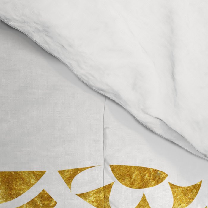 Floral Elephant in Gold Comforter Gallery Image 4