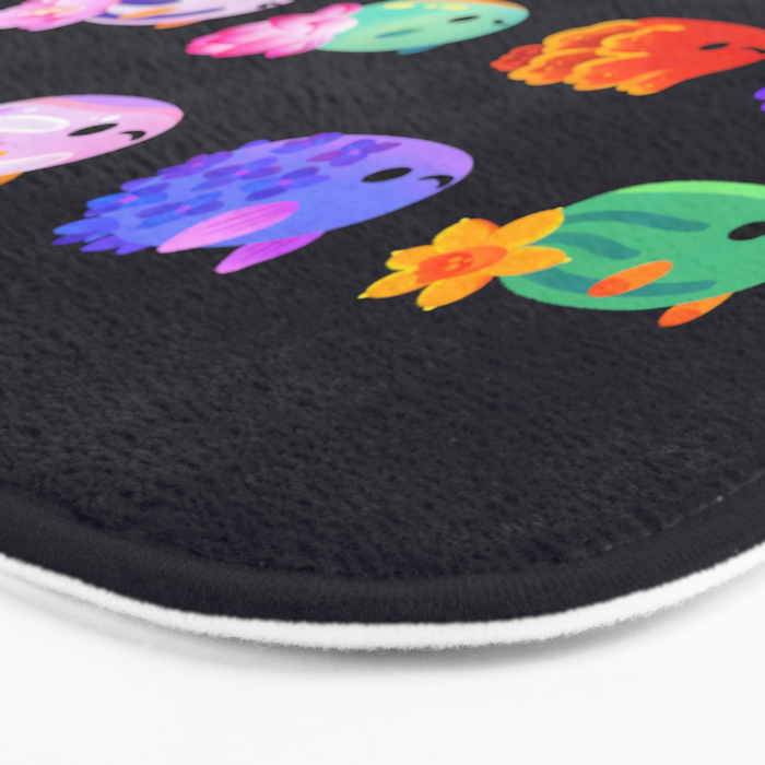Flower sea slug - dark Bath Mat Gallery Image 3