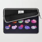 Flower sea slug - dark Laptop Sleeve Gallery Image 2