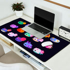 Flower sea slug - dark Desk Mat Gallery Image 2