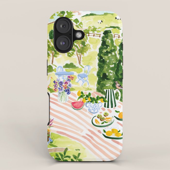 Garden Picnic iPhone Case Gallery Image 1