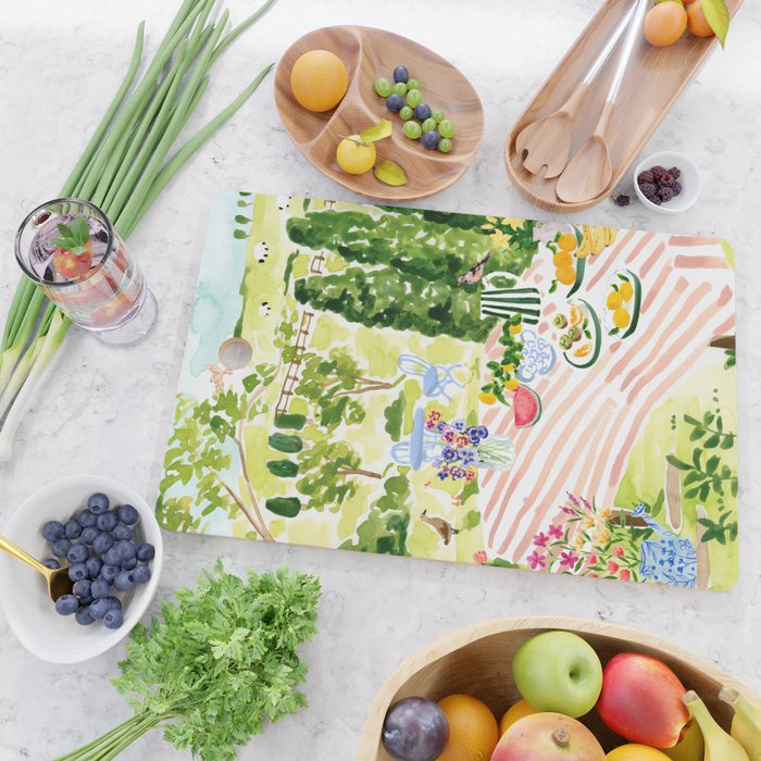 Garden Picnic Cutting Board Gallery Image 2