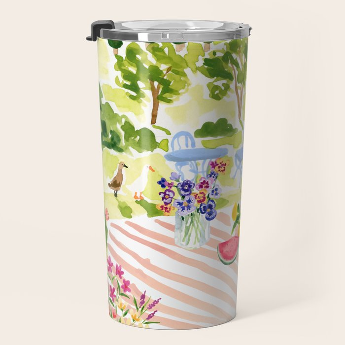 Garden Picnic Travel Mug Gallery Image 3