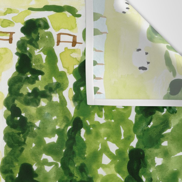 Garden Picnic Wall Tapestry Gallery Image 3
