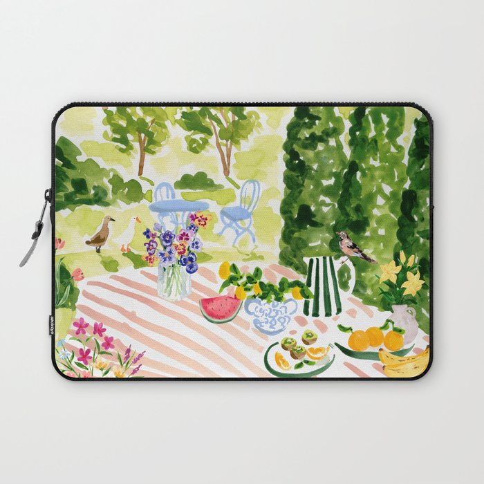 Garden Picnic Laptop Sleeve Gallery Image 1