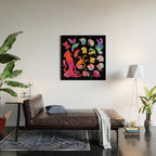 Cephalopod Wood Wall Art Gallery Image 2