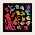 Cephalopod Wood Wall Art Gallery Image 1
