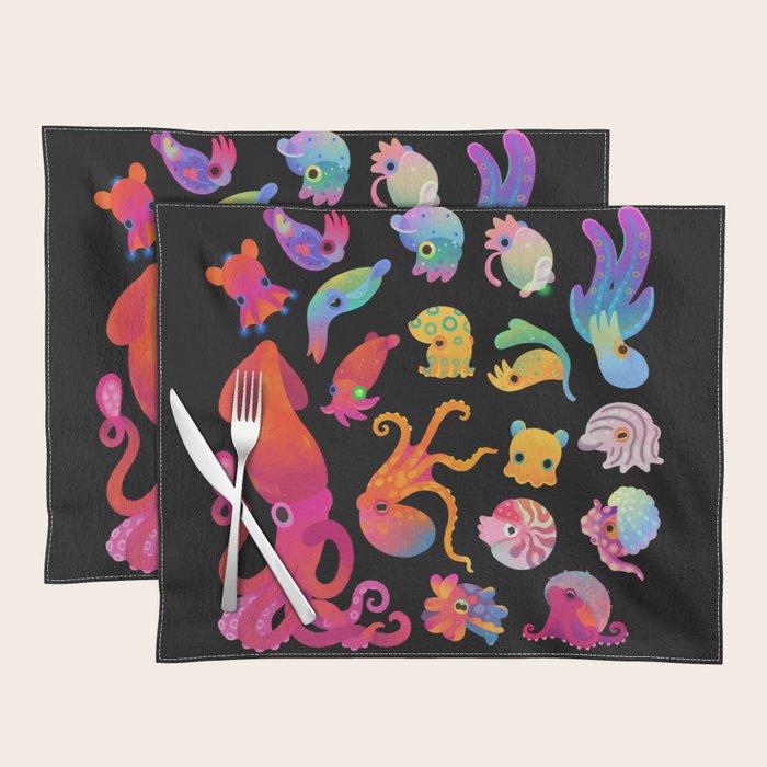 Cephalopod Placemat Gallery Image 1