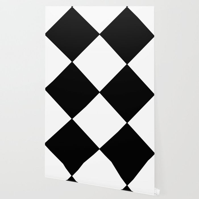 Black and white diamond shape,check,chess pattern  Wallpaper Gallery Image 2