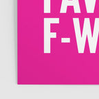 Feminist is My Second Favorite F-Word (Pink) Poster Gallery Image 3