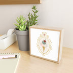 Victorian Watercolor Ice Cream in Frame Mini Art Print Gallery Image 2