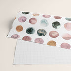 Watercolor Earth Tone Dots Minimal Boho Pattern Wrapping Paper Gallery Image 2