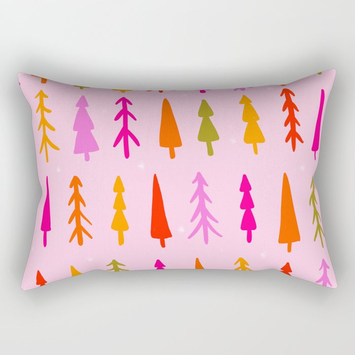 Tree Print Rectangular Pillow Gallery Image 1