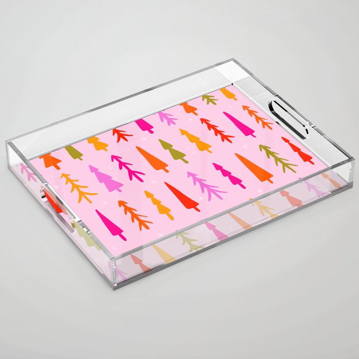 Tree Print Acrylic Tray Gallery Image 1