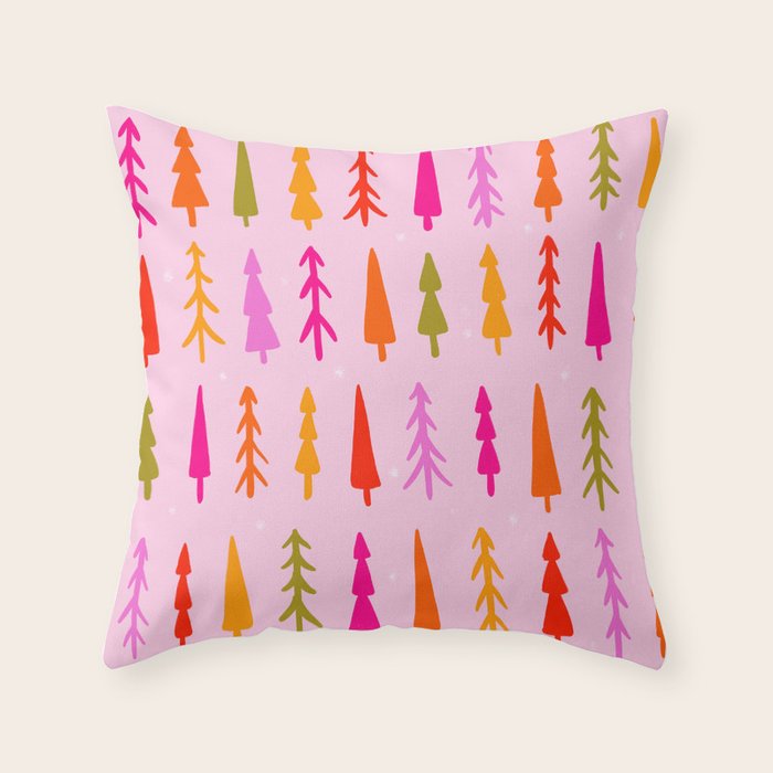 Tree Print Throw Pillow Gallery Image 6