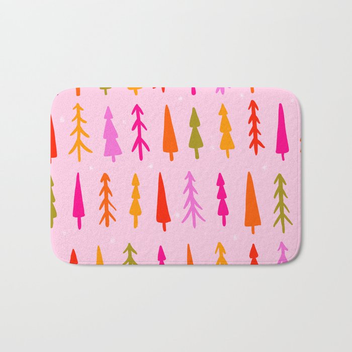Tree Print Bath Mat Gallery Image 1