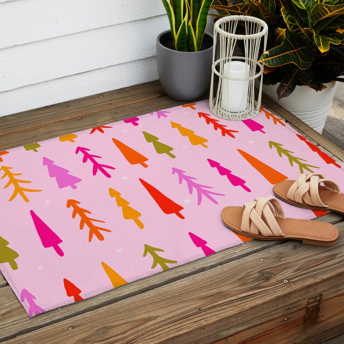 Tree Print Outdoor Rug Gallery Image 2