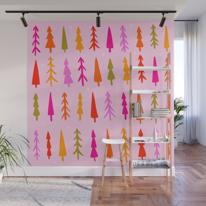 Tree Print Wall Mural Gallery Image 1