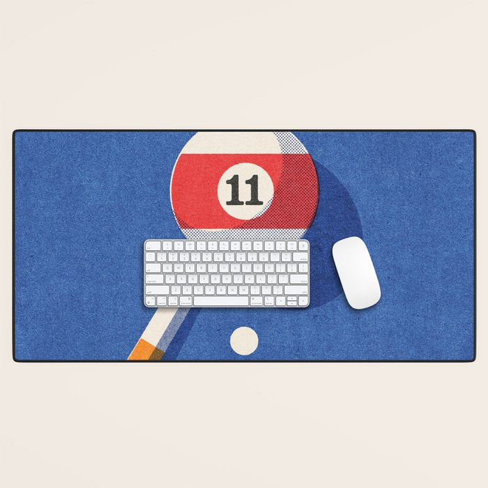 BALLS / Billiards - ball 11 I Desk Mat Gallery Image 1