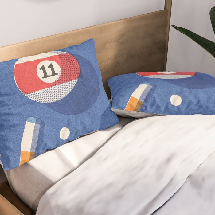 BALLS / Billiards - ball 11 I Pillow Sham Gallery Image 2