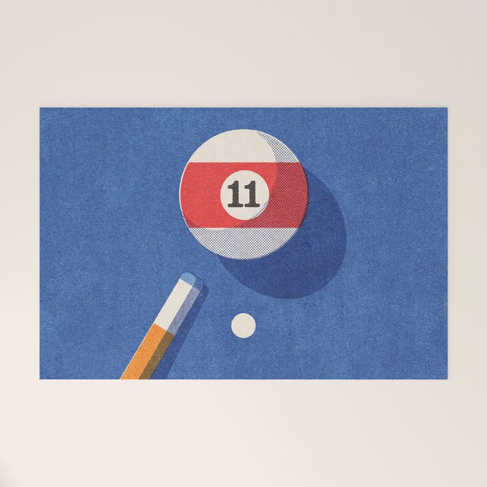 BALLS / Billiards - ball 11 I Welcome Mat Gallery Image 1