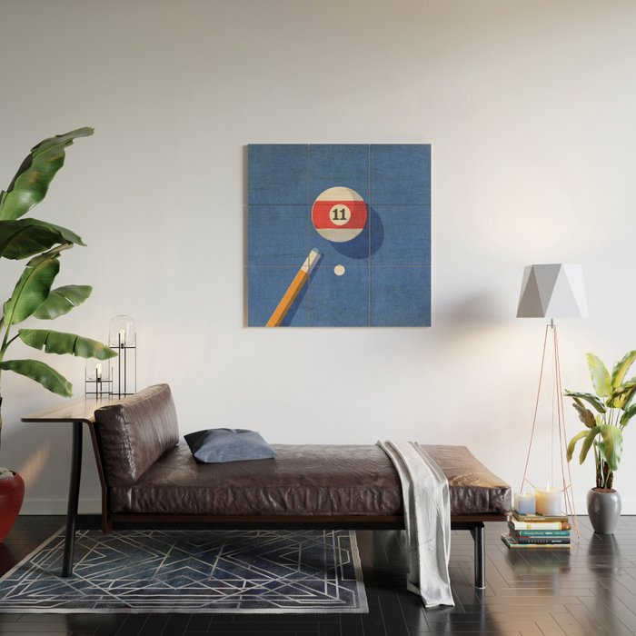 BALLS / Billiards - ball 11 I Wood Wall Art Gallery Image 2