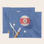 BALLS / Billiards - ball 11 I Placemat Gallery Image 1