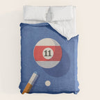BALLS / Billiards - ball 11 I Duvet Cover Gallery Image 6