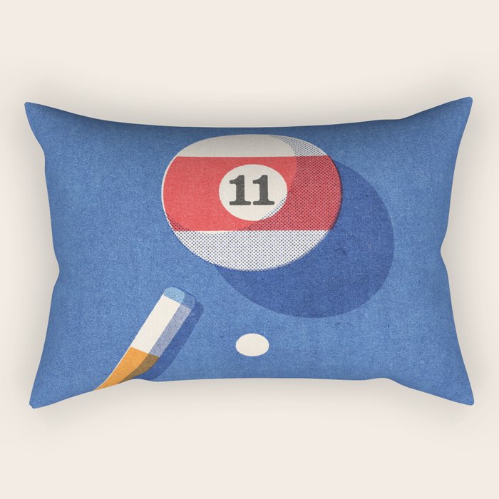 BALLS / Billiards - ball 11 I Rectangular Pillow Gallery Image 2