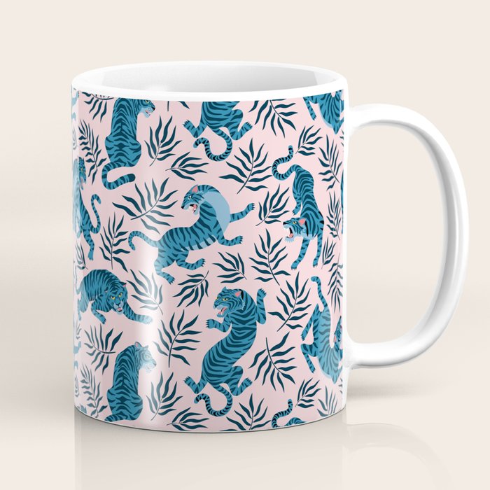 Blue asian tigers Coffee Mug Gallery Image 1