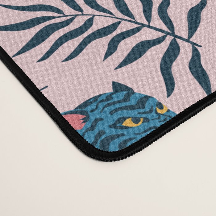 Blue asian tigers Desk Mat Gallery Image 4