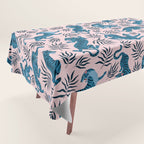 Blue asian tigers Tablecloth Gallery Image 1