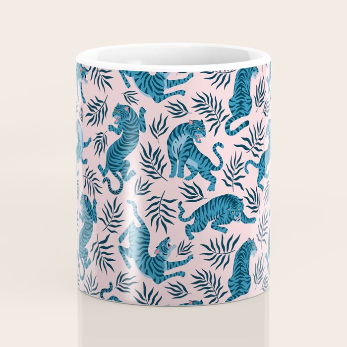 Blue asian tigers Coffee Mug Gallery Image 4